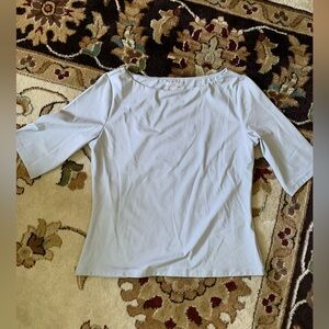 H&M Soft Gray Blouse